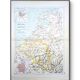 Netherlands and Belgium, period map, 1887, Authentic.