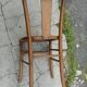 Five bistro chairs