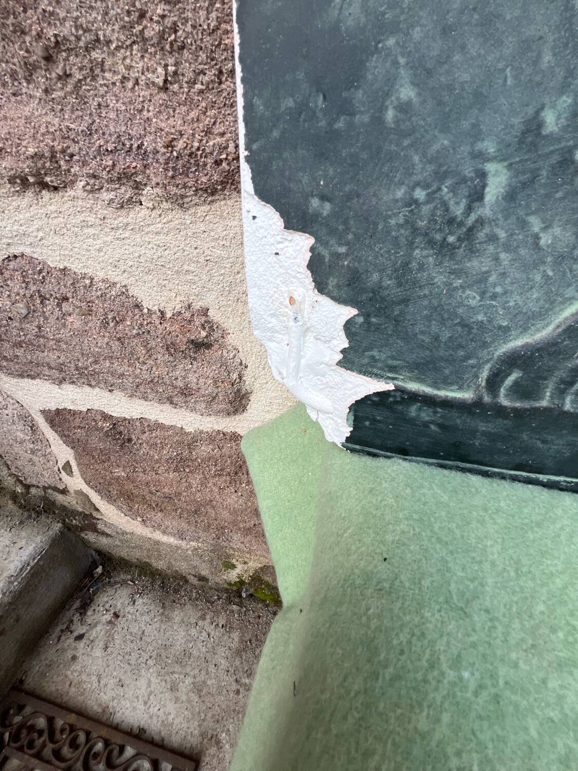 Bas relief in plaster