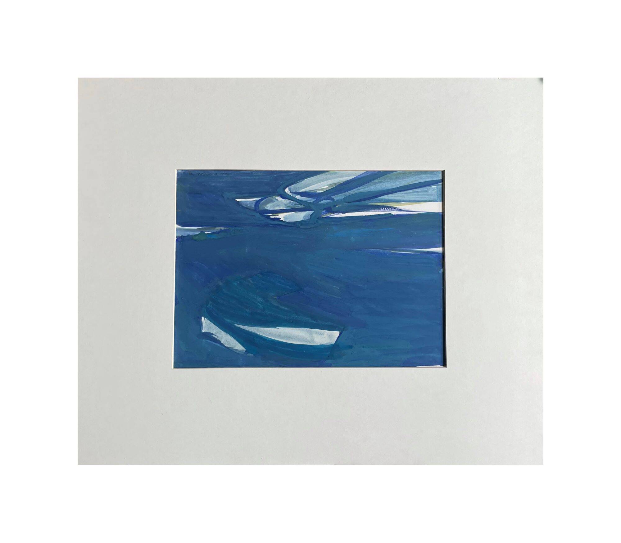 Dutch art work, Paul Overhaus ‘Sea nr. 5’, dated 1977