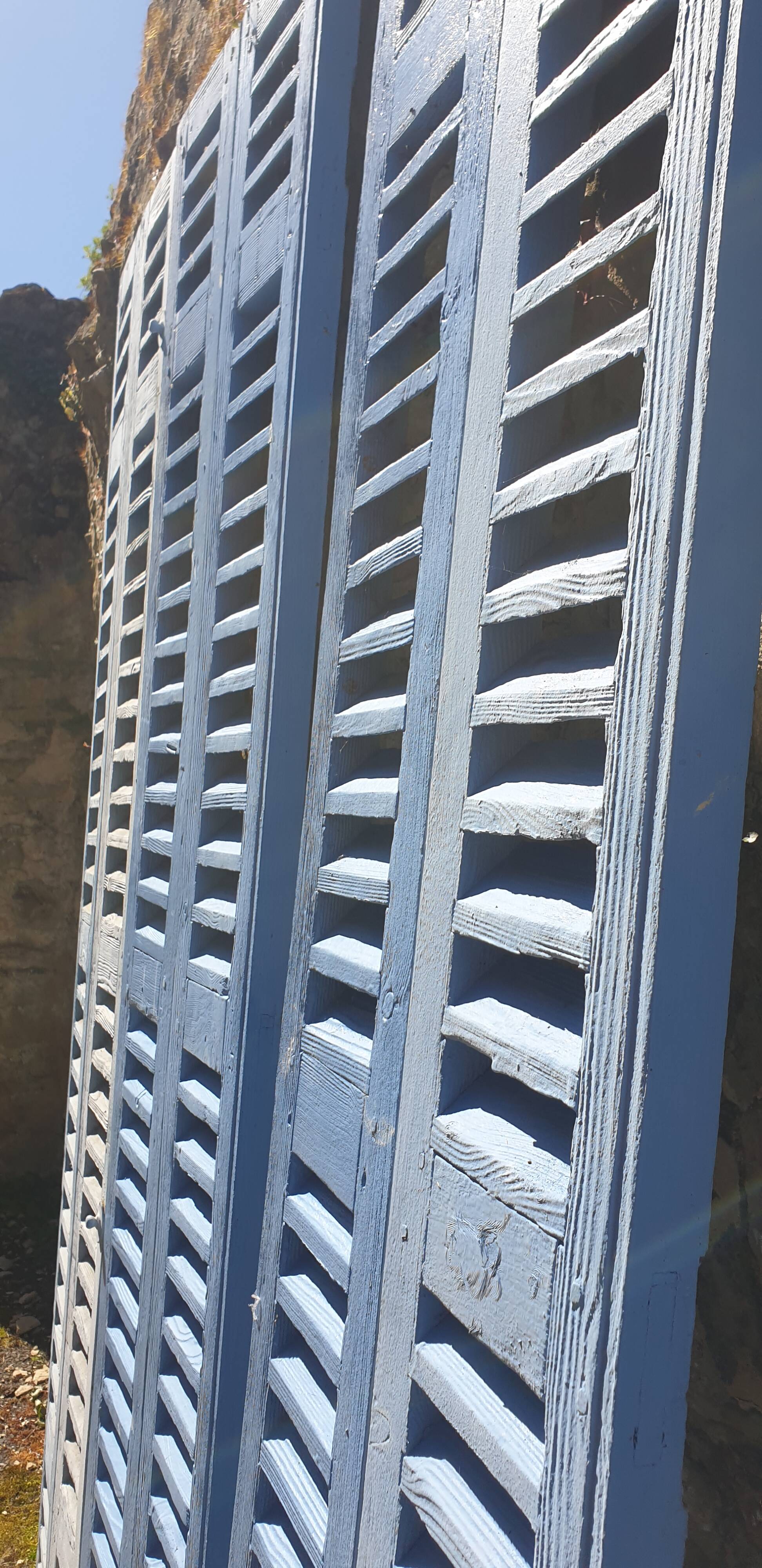 Set of Blue Shutters/Blinds - Late 19th Century