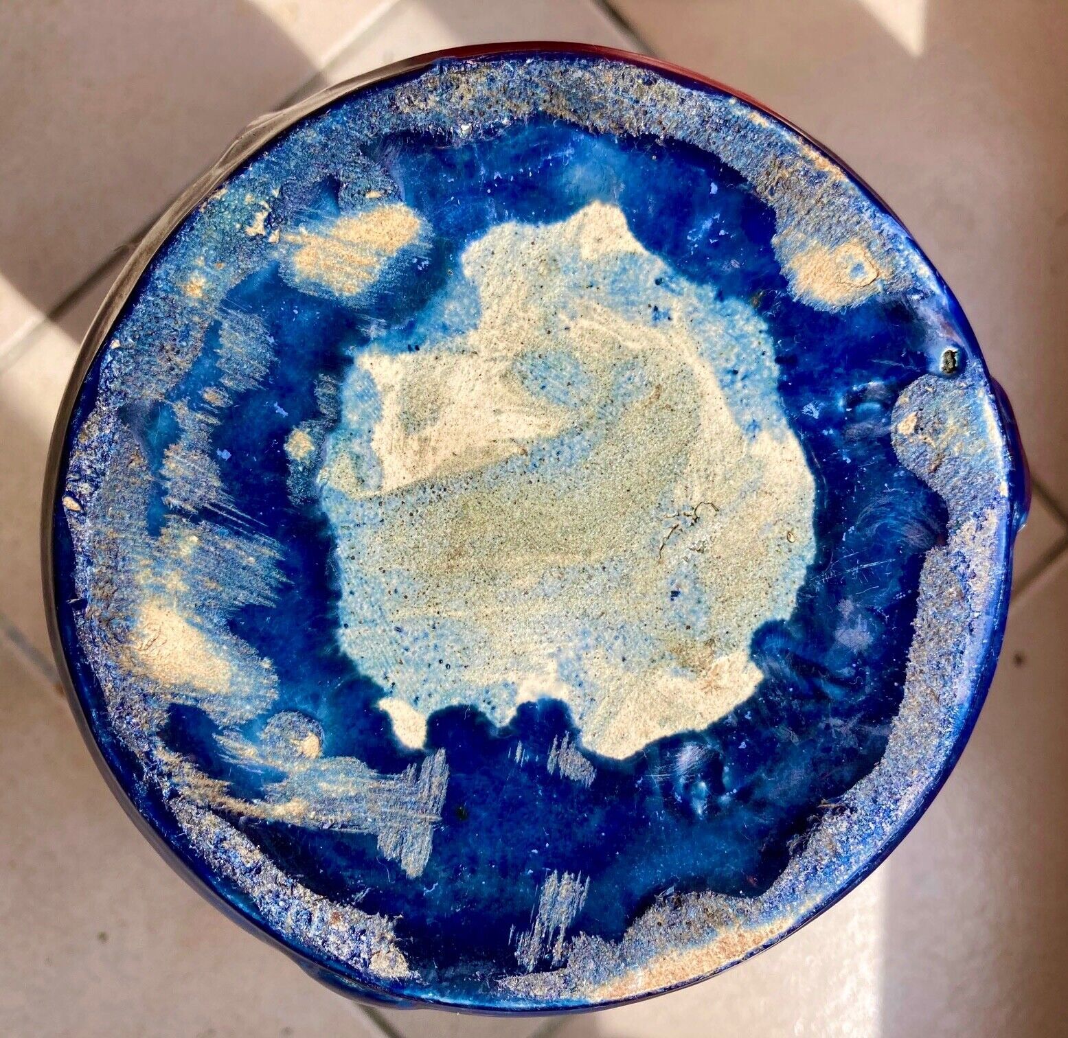 Charles Maes art nouveau ceramic vase in Sint-Amandsberg / Ghent in Belgium