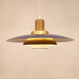 Vintage Danish Modern Design Lamp: Restored, Colourful Lighting