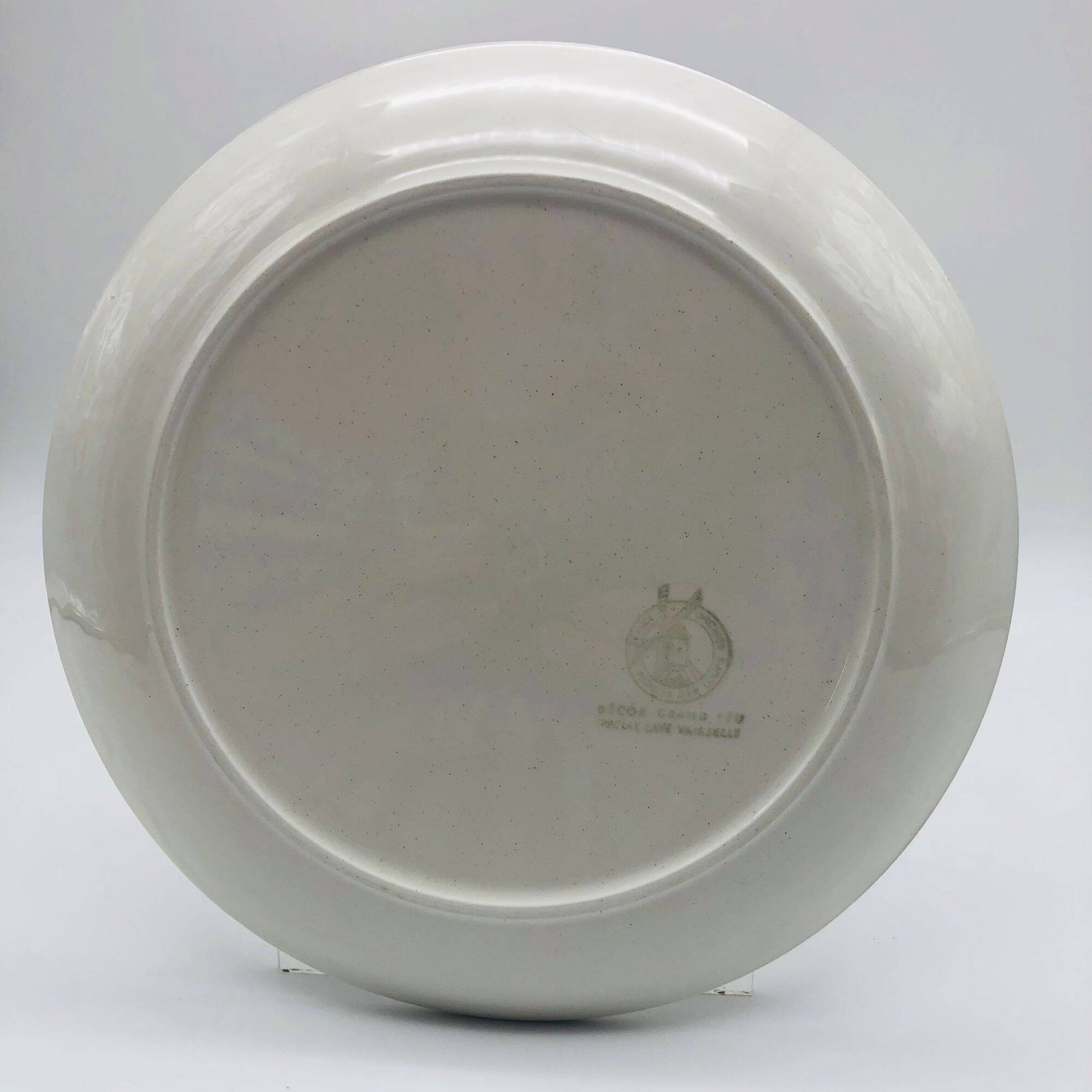 6 Fish plates, Orchies earthenware Moulin des Loups.