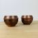 Pair of art deco pot covers in Villedieu copper