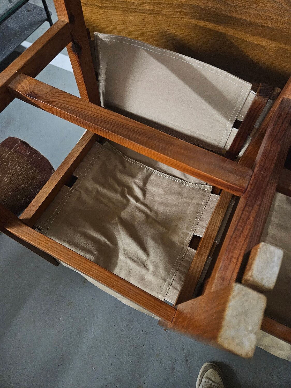 Set of 4 Safari chairs in pine