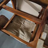 Set of 4 Safari chairs in pine