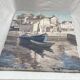Tableau signé Huile sur toile « Ville Honfleur,Normandie » dimension : hauteur -50cm- Largeur -40cm-