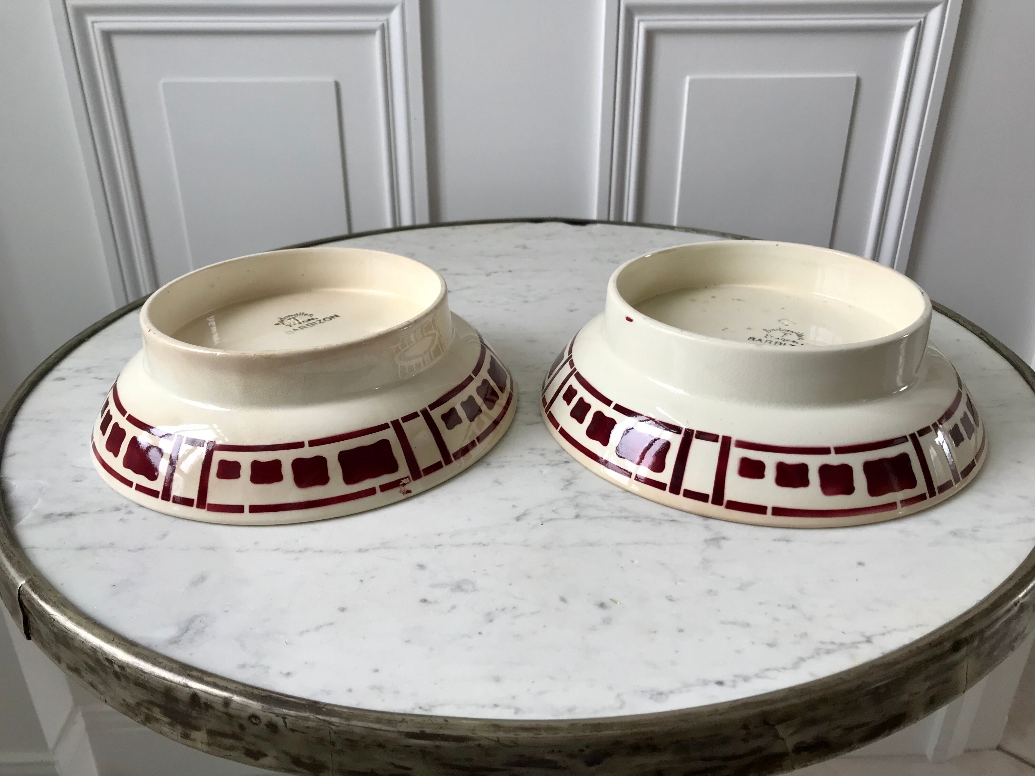 Compotier form modernist Badonviller model Barbizon 30s