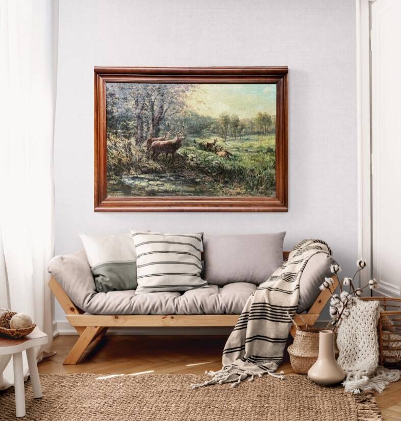 The painting "Deer".