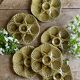 Set of 6 vintage ceramic oyster plates - Sarreguemines -