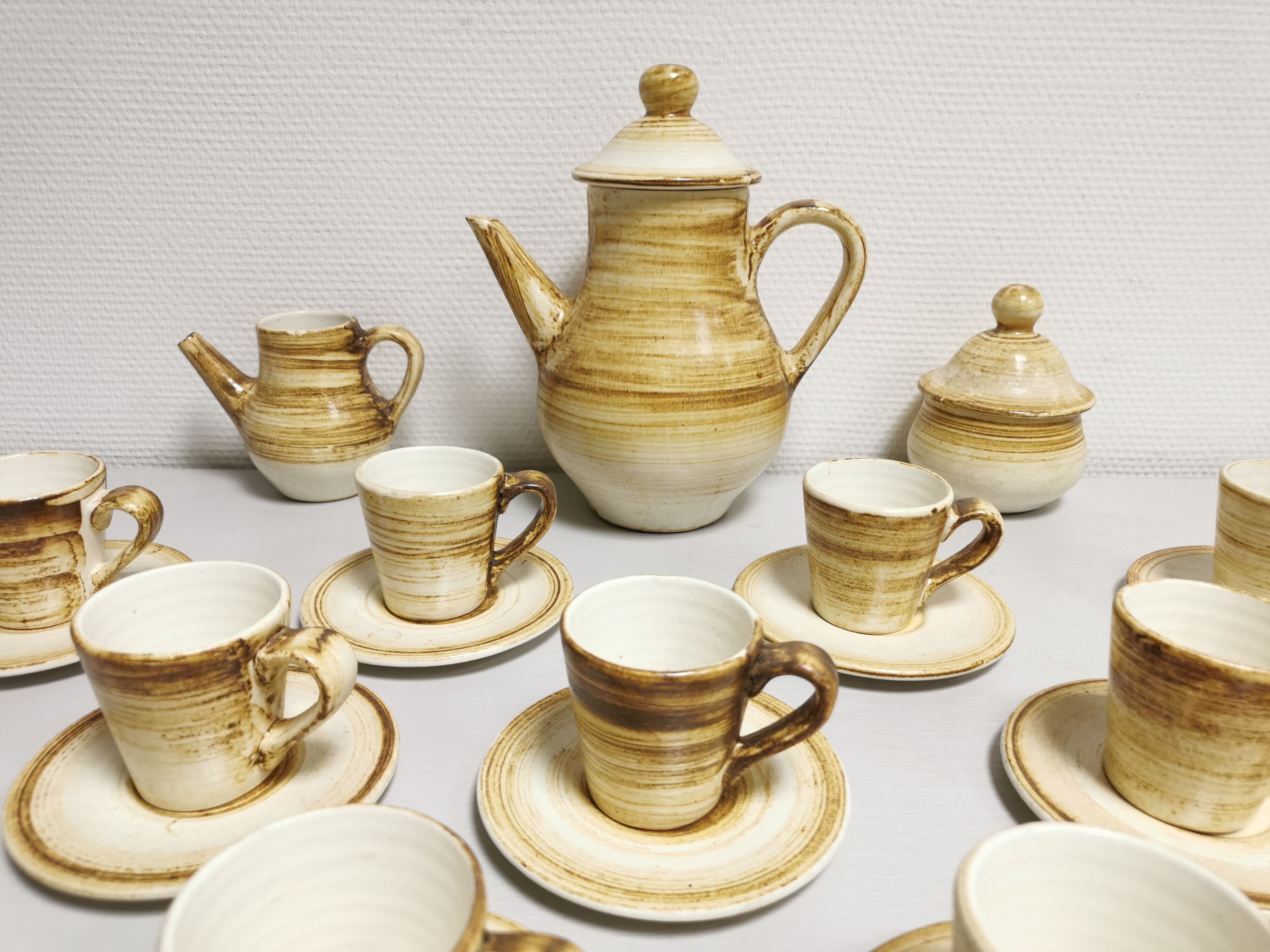 Vintage Coffee Service, Longchamps Ceramics