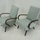 Pair of Ton/Thonet Beech Armchairs, Czechoslovakia