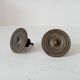 Pair of antique Empire furniture knobs from the 19th century.