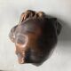 Plaster bust: girl in scarf