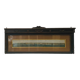Panoramic view of Venice in a 20th century carved walnut frame