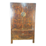 Armoire chinoise ancienne en bois patiné c57.094