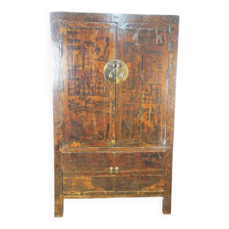 Antique chinese cabinet in patinated wood c57.094