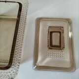 Vintage pressed glass box