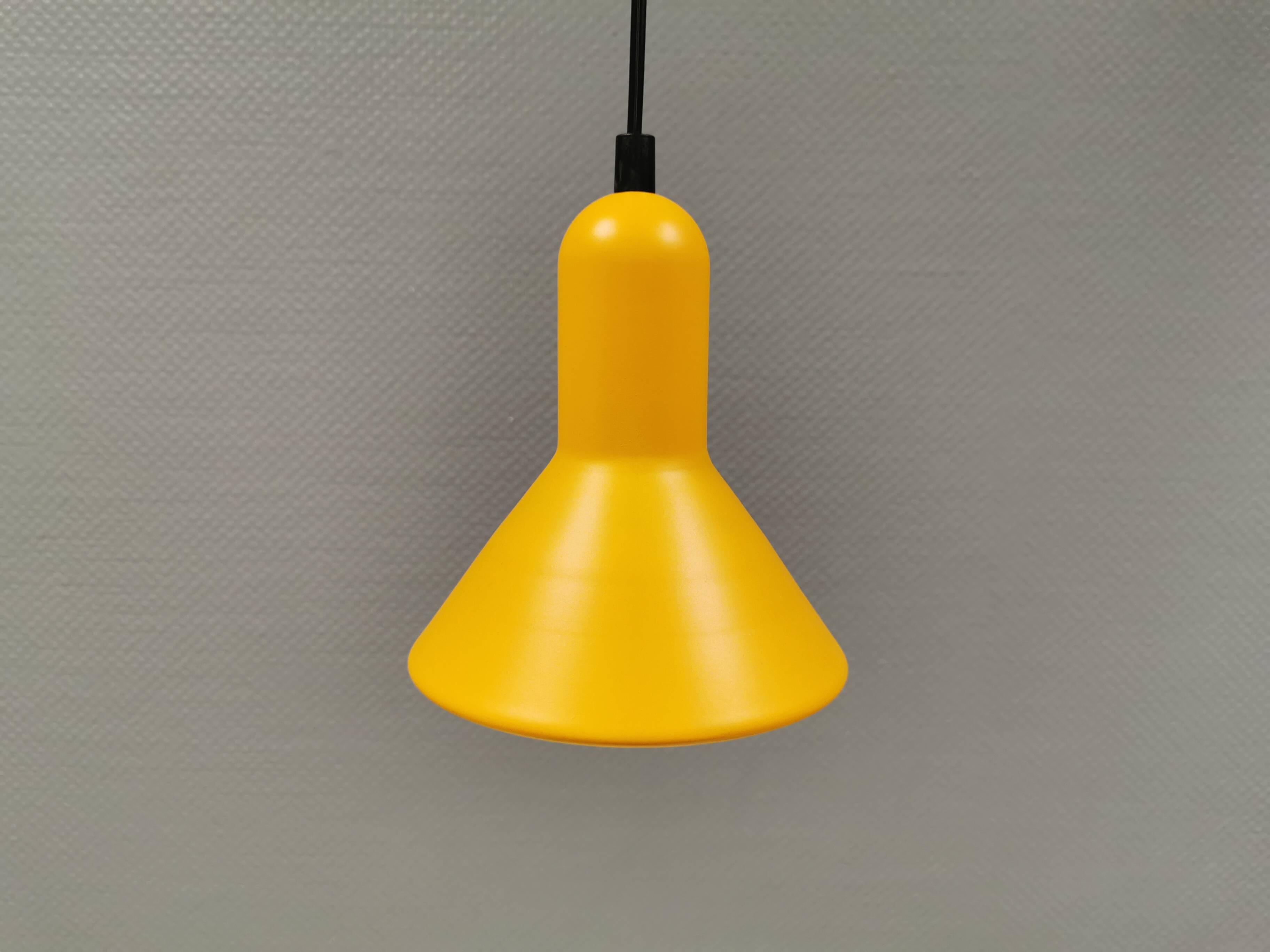 Hanging lamp in the "confetti" style. Denmark 1980s.