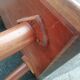 Scandinavian compass foot coffee table