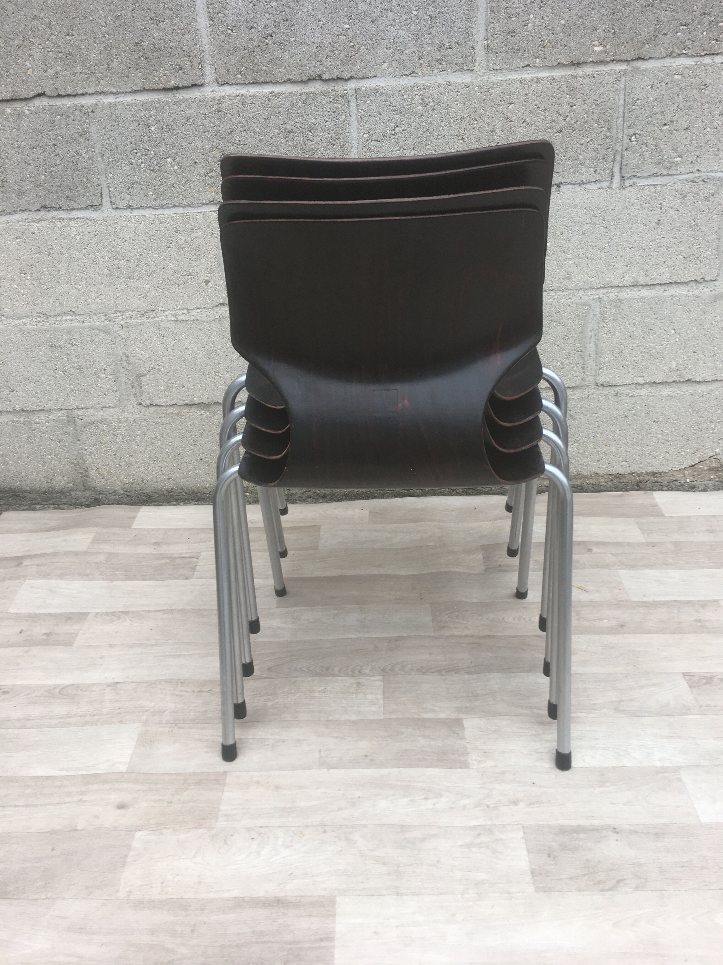 Set of 4 vintage chairs and Flottoto design