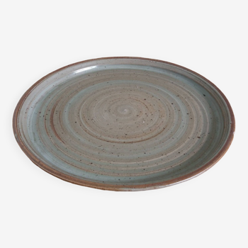 Flat stoneware tart tray 34 cm