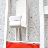 DESIGN vintage wall coat rack in metal and POP enamelled ceramic