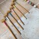 Jeu de croquet de salon vintage