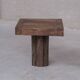 Paire de tables d'appoint en bois Wabi-Sabi, Belgique 1950