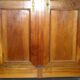 Large director's bookcase in solid walnut, 19th century.