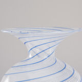 Vase mezza filigrana by dino martens, circa 1960