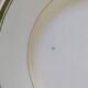 6 Assiettes plates liserés dorés Moulin des Loups Vintage