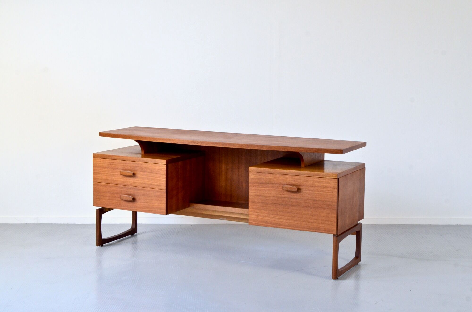 Midcentury G Plan floating top teak desk