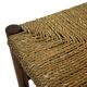 Vintage Stool Danish Papercord Rope Stool Mid Century Ottoman