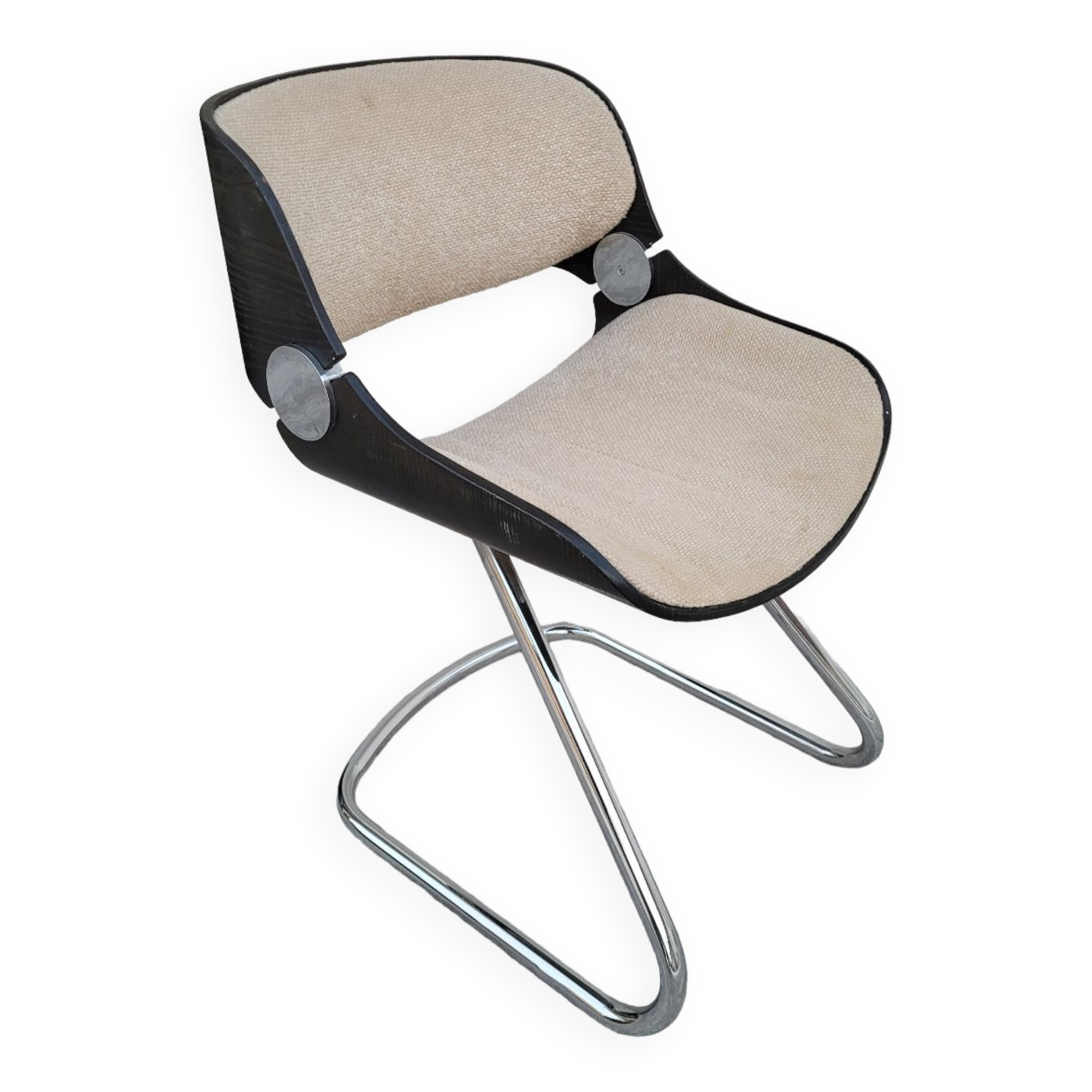 Fauteuil design style Étienne Fermigier 1970 vintage