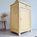 Antique Parisian sideboard in patinated ochre