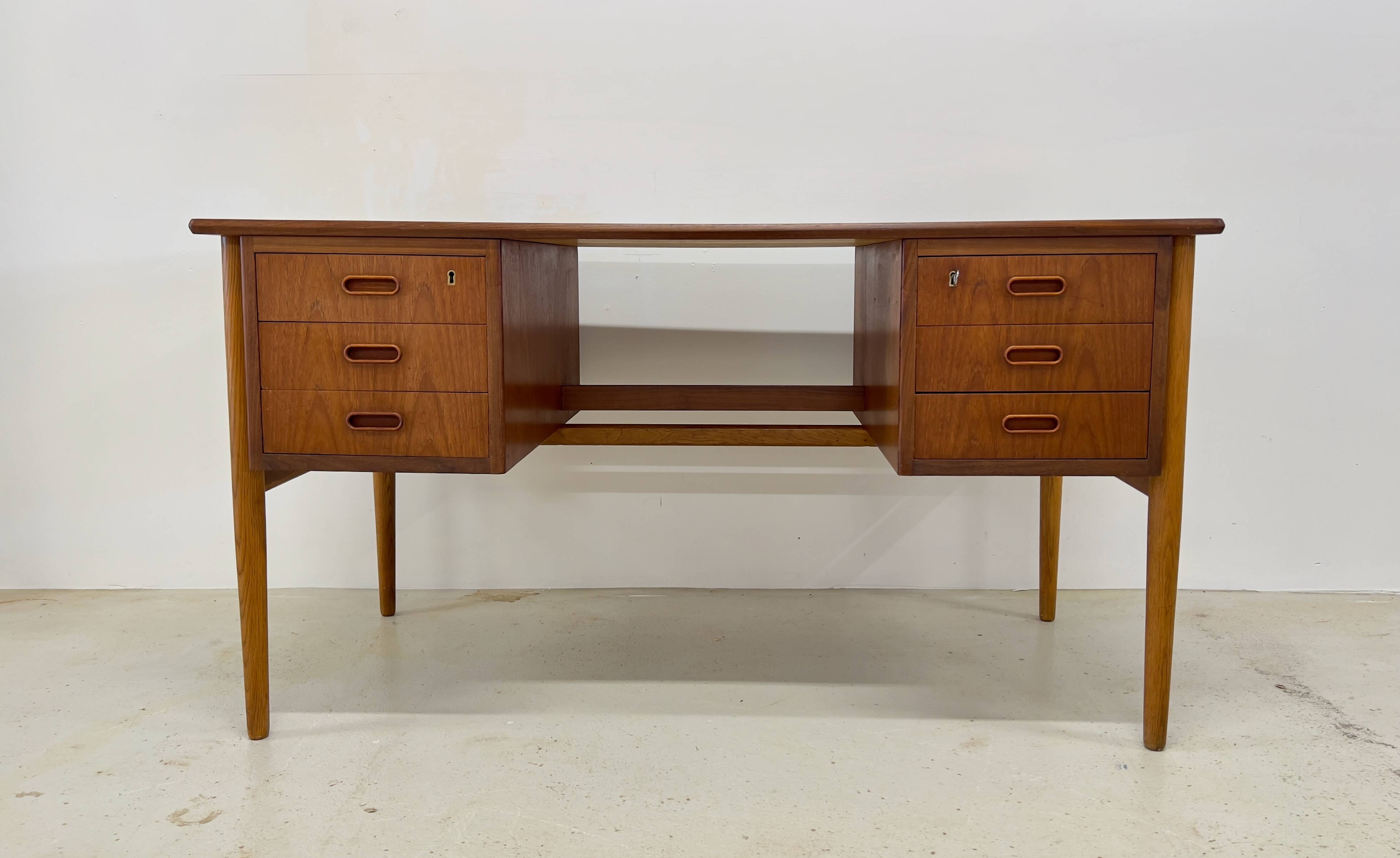 Danish Teak & Oak Desk