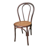 Vintage bistro chair in bent beech, caned seat – Thonet spirit