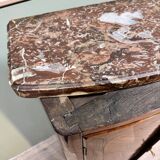 Curved furniture in louis xv period marquetry xviii eme century