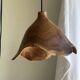 Small suspension in organic teak hat D30 H20