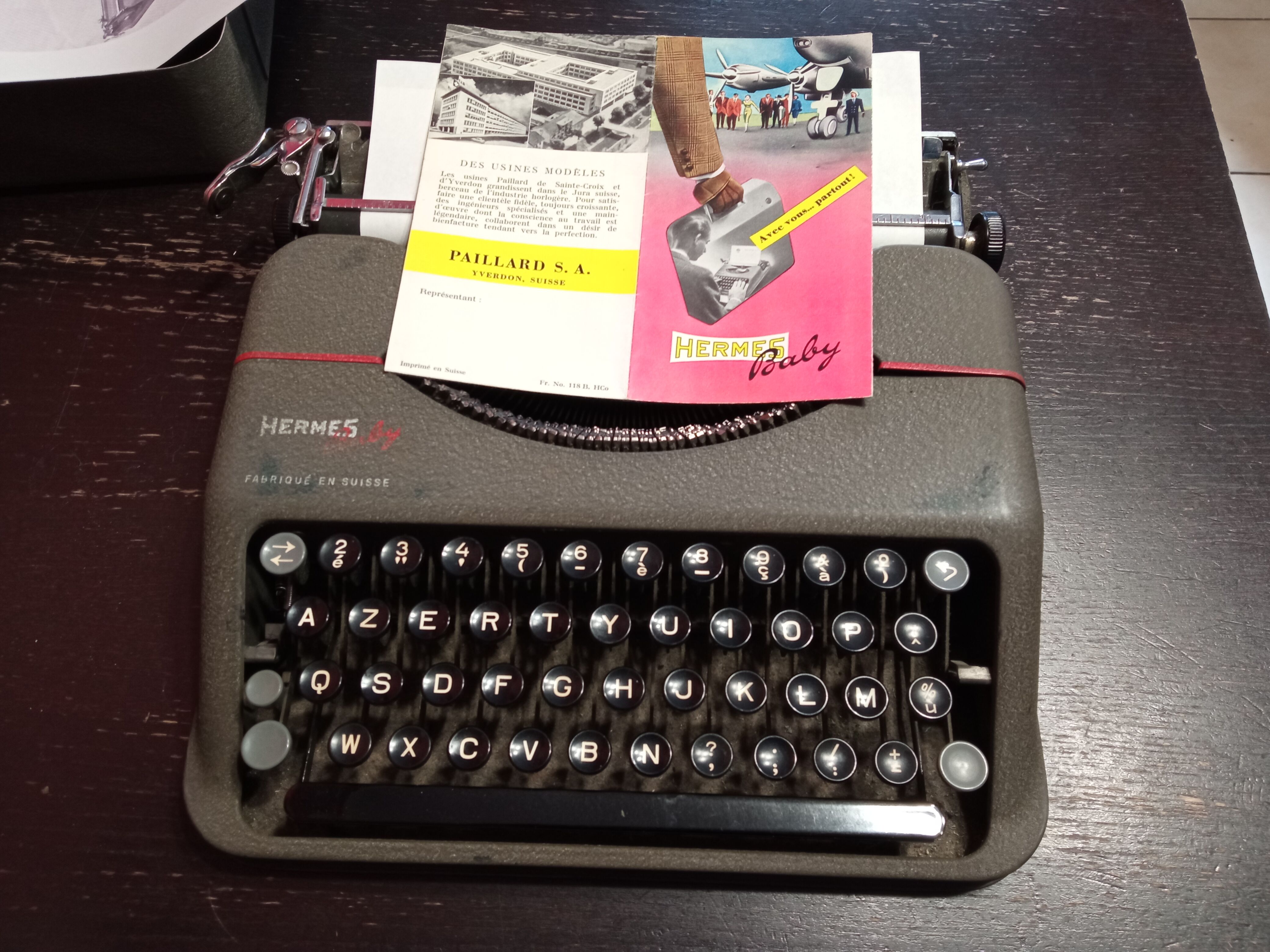 Hermes baby typewriter 40/50s