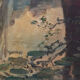 Oil on panel by Feldkricher 1942 undergrowth and river XXth