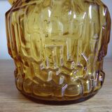 Amber-colored pitcher decanter