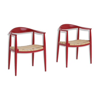 Fauteuils Hans J. Wegner pour PP Møbler