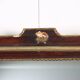 Antique lacquered and gilded wooden mirror, France, 19th century