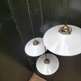 Opaline pendant lights