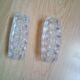 duo of small glass flower picks in very good condition 20th century