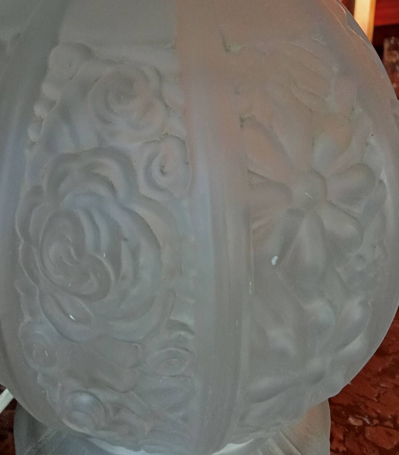 Globe suspension art deco table lamp