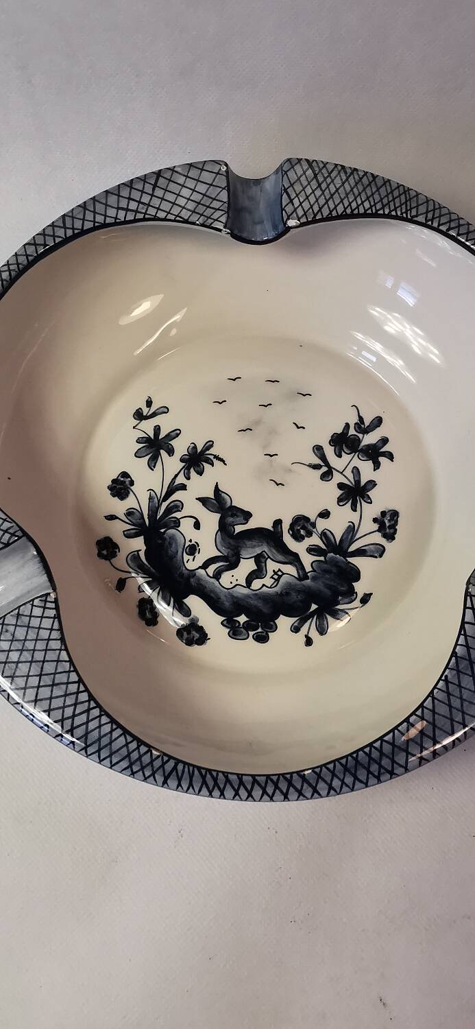 Large sant' anna pottery cigar ashtray portugal